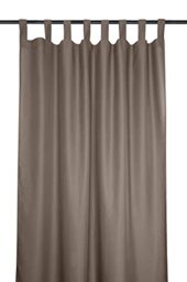 Lovely Casa Nelson Curtain Taupe 135 x 260 cm 100% Polyester