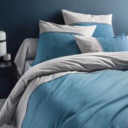 ORIGIN Printed Cotton Duvet Cover, Duo, Made in France