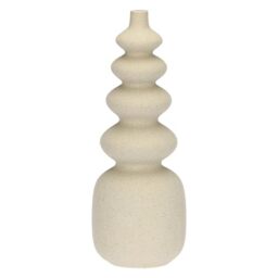rituali domestici - Deco Monofiore Vase 5 Levels in Cement Resin, 12 x 12 cm, Depth 32.5 cm, Multicurve Collection
