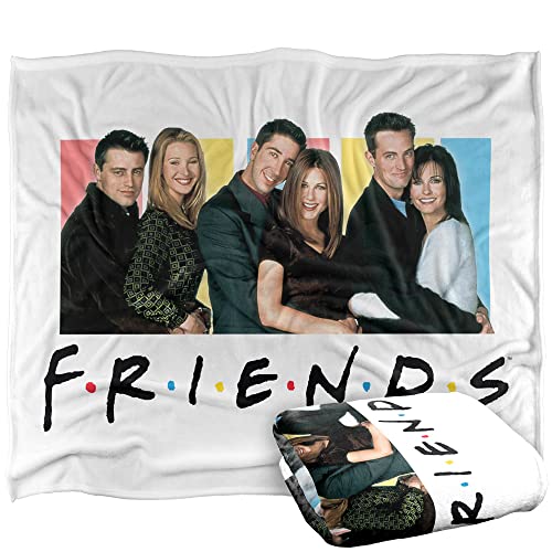 FRIENDS It's All About Officially Licensed Silky Touch Super Soft Throw Blanket 152 x 127 cm