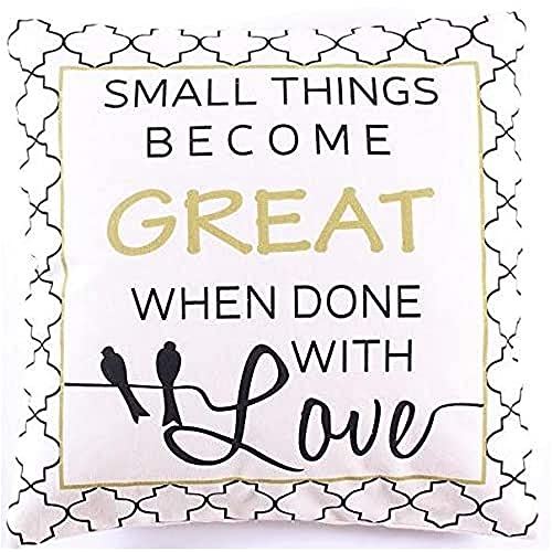 Decorative Square Cushion cover 50 x 50 cm for Home made from Cotton for Living Room Sofa Bedroom cc319