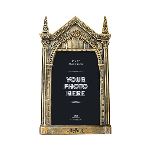Grupo Erik 6x4 Photo Frames - Harry Potter Gifts - inches 6 x 4 Picture Frame - cm 15x10 Photo Frame, Desk Decor - Mirror Of Erised Harry Potter Merchandise, New Home Gifts For Friends