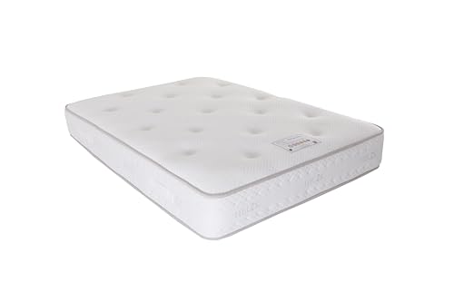 Vogue Beds Size Mattress, Natural Cashmere, White, 5FT King