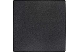 andiamo Grotone Round Rug with Fleece Backing, Tested for Harmful Substances, Mottled, Colour: Anthracite, Size: 50 x 80 cm, Anthracite, 50 cm x 80 cm