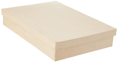 D??copatch Mache A4 Rectangular Box, 22x32x5.5cm