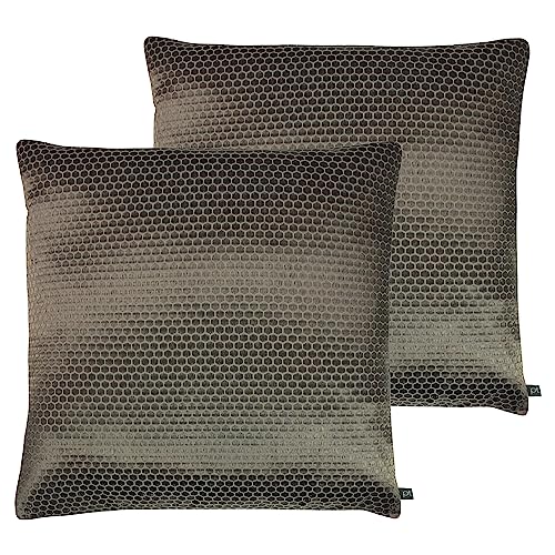 Prestigious Textiles Emboss Metallic Polyester Filled Cushion - Twin Pack,55 x 55cm
