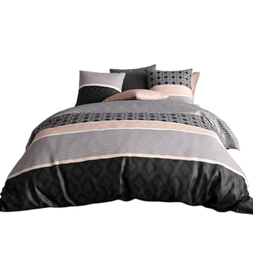 KEA Duvet Cover 240 x 220 cm + 2 Pillowcases Cotton 57 Thread Count