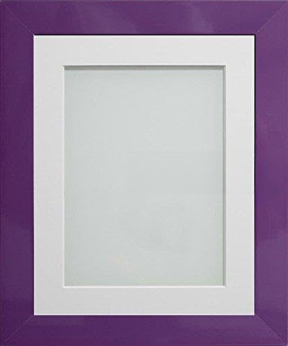 Frame Company Candy Range Purple Picture Photo Frames with Mount *Choice of Colours*