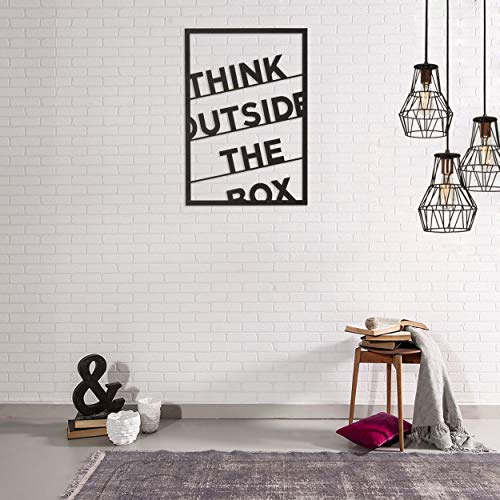 Homemania Wall Decoration 50 x 0.15 x 70 cm Black