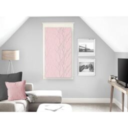 Soleil d'ocre Liane Bise-Bise, Polyester, Rose, 45 x 90 cm
