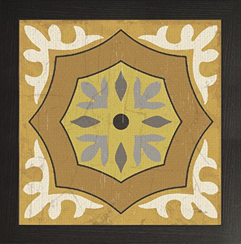 Frame Company Watson Range Golden Glow Square XII by Pela Studio, Photo Frame - 5 x 5 Inches, Black