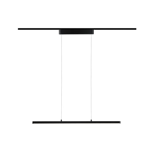 Paulmann 95579 Smart Home Zigbee 3.0 Lento URail LED Pendant 3x1800lm 3x13.5W Tunable White dimmable 230V Black matt Rail System
