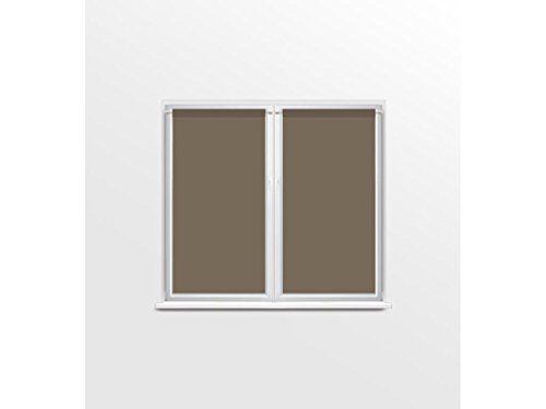 DOLLY pair of brise-bise curtains 70 x 120 cm, taupe