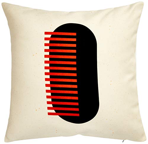 Bonamaison, Decorative Cushion Cover - 50% Cotton 50% Polyester - 43x43cm - Designed and Manufactured in Turkey