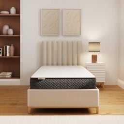 GFW SleepyCastle Pocket Sprung Rolled Mattress In A Box 90cm Single White