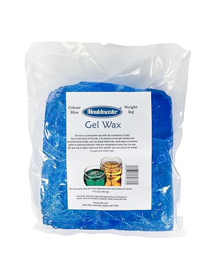 Gel Wax for Candle Making Blue 1kg
