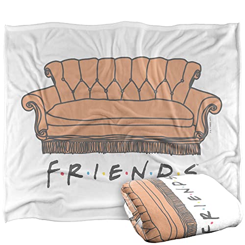 FRIENDS Blanket, 152 x 127 cm The Pivot! Couch Silky Touch Super Soft Throw Blanket