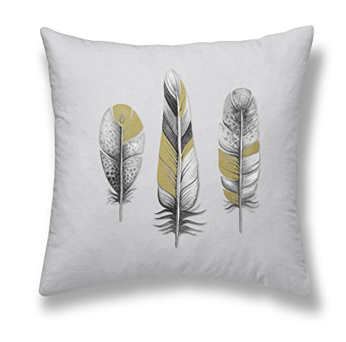 TODAY Cushion 40/40 Cotton Gold Feathers