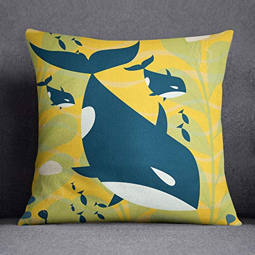 Questo Casa Decorative Cushion Cover, Cushion Cover, Home Decoration, for Sofa, Coffee, Size: 45 x 45 cm – Designed and Made in Türkiye