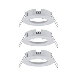 Paulmann 92480 Choose recessed luminaire spot Rigid max. 3x10 watt recessed Ceiling Spotlight White matt recessed lamp Aluminium