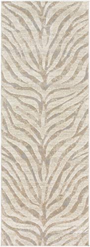 Livabliss Luanda Geometric Rug - Scandi Runner Rugs Living Room 80x150 cm, Hallway, Kitchen - Neutral, Patterned Carpet Runners, Boho Style, Easy Care - Large Rug, Brown, Light Grey and Beige
