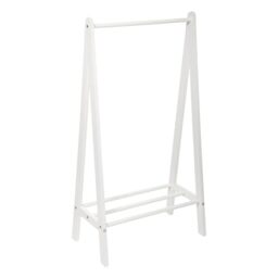 WELL HOME Children's Clothes Rack Wooden White
