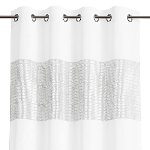 AmeliaHome Aralia Striped Curtain 140 x 270 cm Semi-Transparent