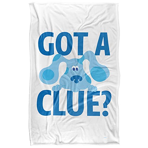 Blues Clues Get A Clue Silky Touch Super Soft Throw Blanket 91 x 147 Cm