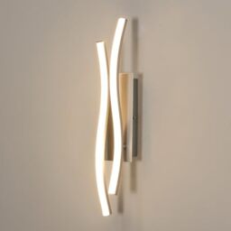 Comely Led Wall Light Indoor, 14W 1575LM Modern Wall Lights, Aluminum Lighting Wall Lamp for Living Room, Bedroom, Staircase, Warm Light 3000k, Silver, 41cm