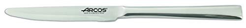 Arcos Series Capri - Box 12 Pieces Table Knife - Monoblock of one Piece Stainless Steel 110 mm (4.33 Inch) Silver Colour (12 Piece)