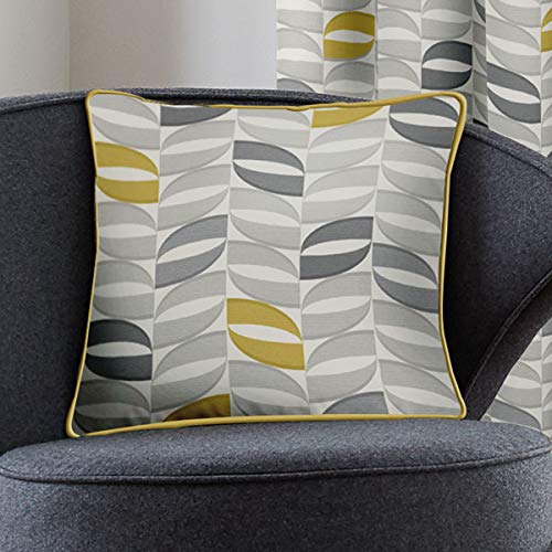 Fusion - Copeland - 100% Cotton Filled Cushion - 43x43 cm in Ochre