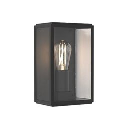 Astro Homefield 160 Outdoor Wall Light - IP44 Rated - (Textured Black), E27/ES Lamp, Designed in Britain - 1095041-3 Years Guarantee