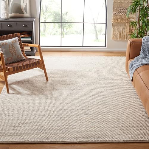 Safavieh Natural Fiber Rug for Living Room, Dining Room, Bedroom - Natural Fiber Collection, Short Pile, in Beige, 240 x 300 cm
