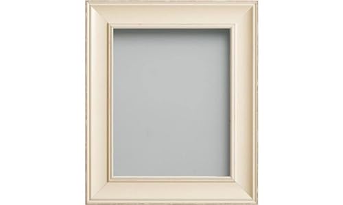 Frame Company 12 x 12-inches 1-Piece Picture Photo Frame, Cream