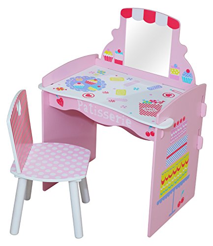 Kidsaw Patisserie Dressing Table and Chair, 40 x 56 x 79 cm, Multi-Colour