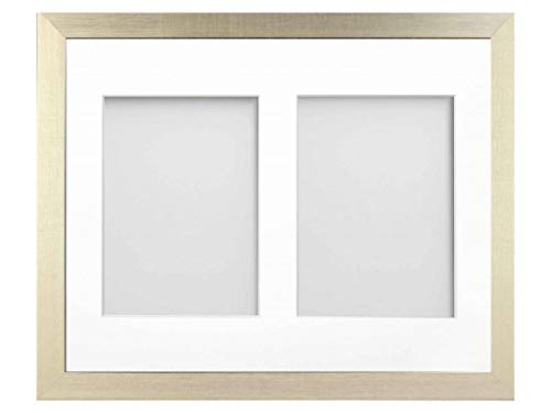 Frame Company Simpson Gold Multi Aperture Photo Frame, 16x12 for 8x6 inch (x2)