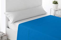 Miracle Home Soft and Comfortable Fitted Sheet 105cm 50% Polyester Blue