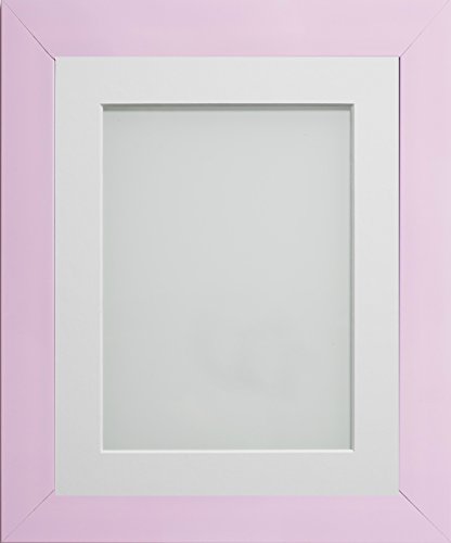 Frame Company Candy Range Peony Picture Photo Frames with White Mount, 12x10 for 8x6 *Choice of Sizes and Colours* Fitted with Real Glass