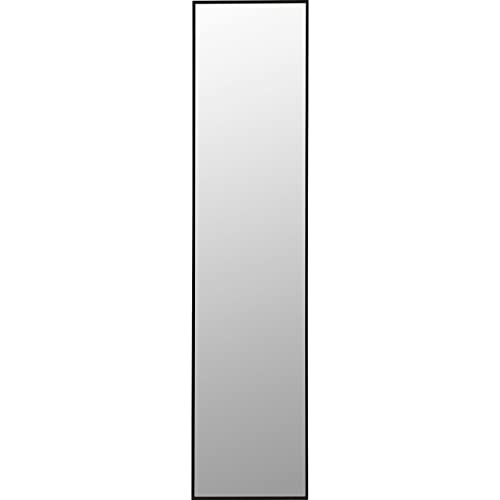Kare Design Mirror Bella, Black, 30x180cm, Wall mirror full length, horizontal and vertical, room decor, wall decor for living room, bed room, hallway