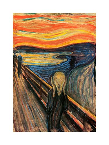 Wee Blue Coo Edvard Munch Scream Painting Frame Art Print Picture F12X301
