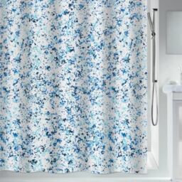 Spirella Vision Polyester Shower Curtain 120 x 200 cm Blue