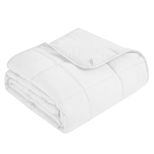 "Topcee Weighted Blanket for Adults (25 lbs, 60"" x 80"") Queen Size Soft Cooling Heavy Blanket Sleeping, Apply to 240-260 lbs Body, Thick Breathable Blanket with Glass Bead, Easy Care"
