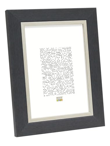 Deknudt Resin Photo Frames, Grey, 20 x 20 cm