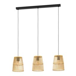 EGLO pendant lighting Eyam, 3 lamp ceiling light fitting