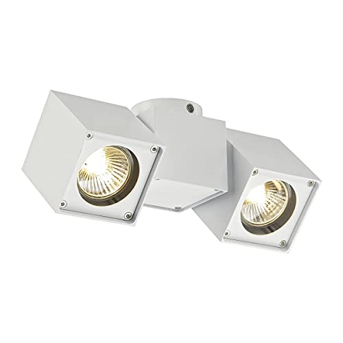 SLV Surface-Mounted Wall and Ceiling Light Altra DICE/Internal Ceiling and Wall Illumination, Surface-Mounted Light, Wall-Mounted Light, Ceiling spot / GU10 50W White
