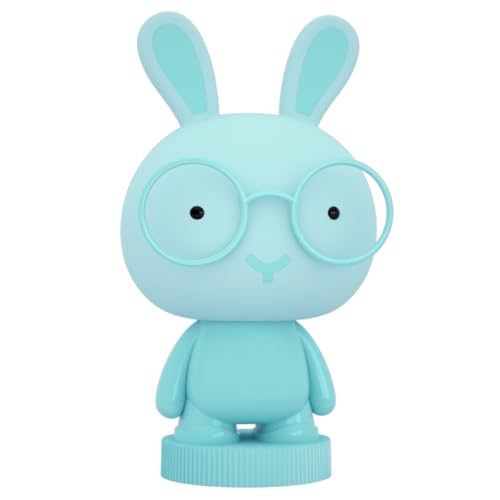 Blue Bunny LED Childrens Table Lamp Touch Control RGB Colour Changing USB Rechargeable Bedside Light BU01BLF