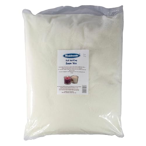 Mouldmaster Snow Candle Granules Self Melting Wax 5Kg, White