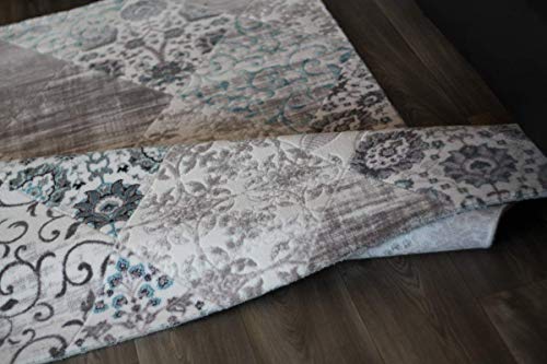 DolceMora Sehrazat Home 8002 Rug, Polyester, Grey, 300 x 80 x 30 cm