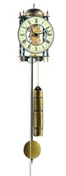 Hermle Mechanical Skeleton Wall Clock with Hour Strike 70503-000701