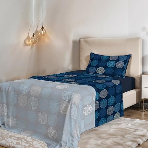 Fantasy bed sheet set in printed microfiber
